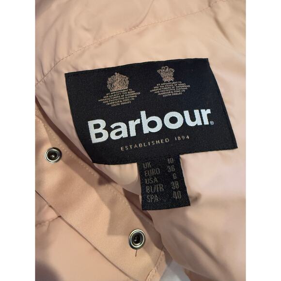 Barbour Cavalry Quilted Stretch Jacket Rose Dust - Picture 9 of 11